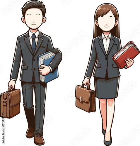 Bussiness man and women