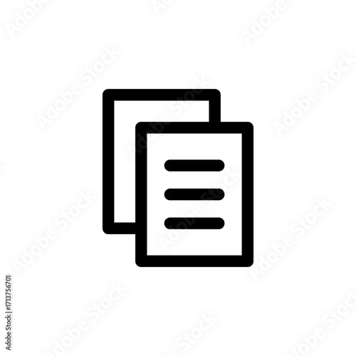 Copy Icon for Document and Edit