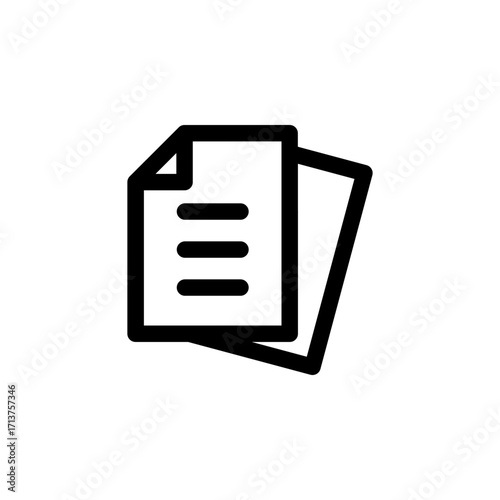 File Icon for Document and Data