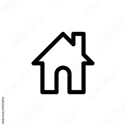 Home Icon Line Style for UI and Mobile App