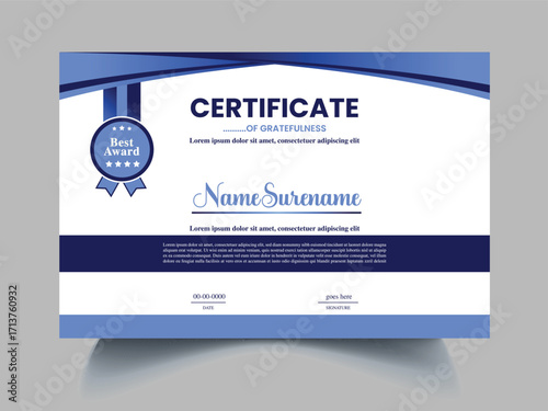 School & college Certificate Online Design Template