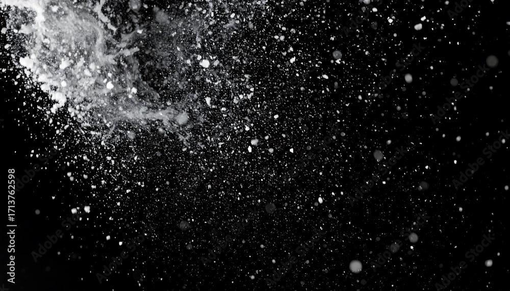 Obraz premium Abstract water splash on black background