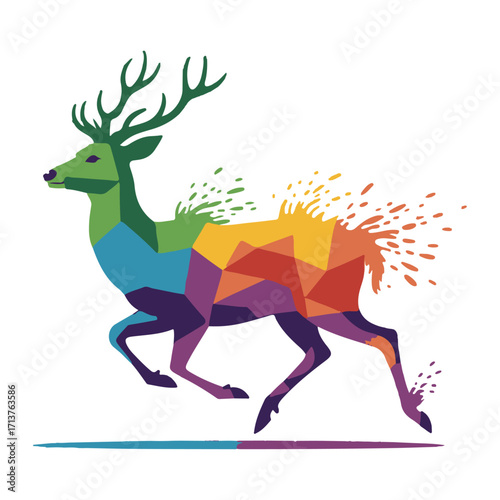 deer on the road