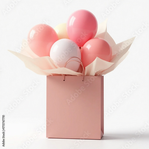 gift box with pink ribbon