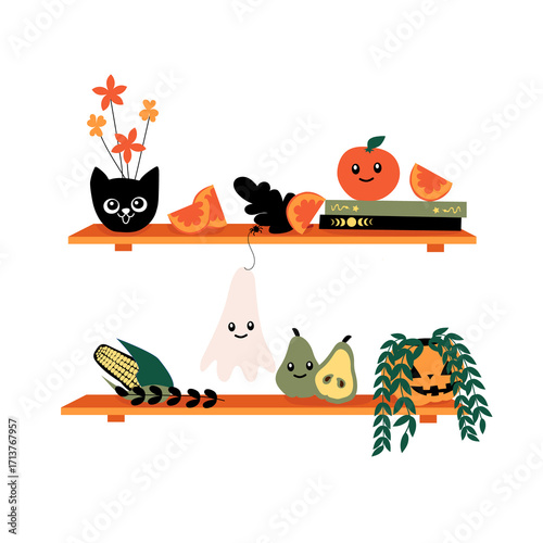Cute halloween card