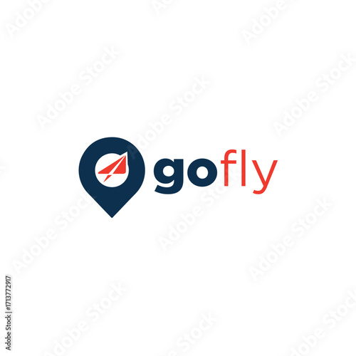 Go Fly Logo Modern Simple Symbols