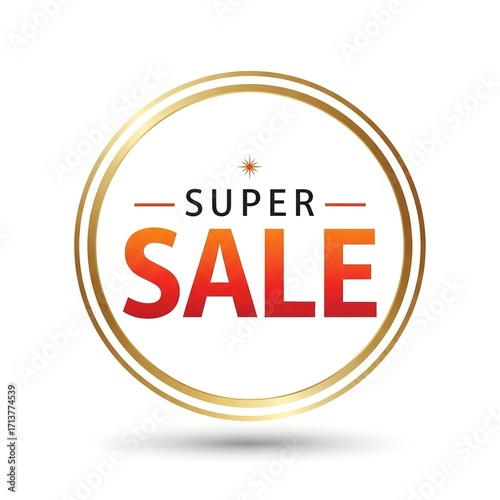 Unleash incredible savings with this stunning super sale announcement graphic, perfect for driving customer excitement and boosting your business promotions.