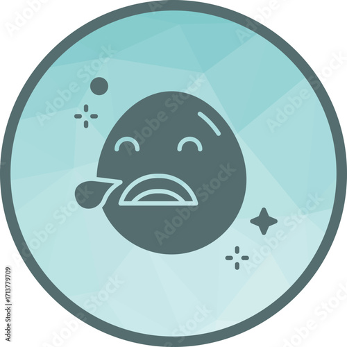 Sleepy Face icon vector image. Suitable for mobile apps, web apps and print media.