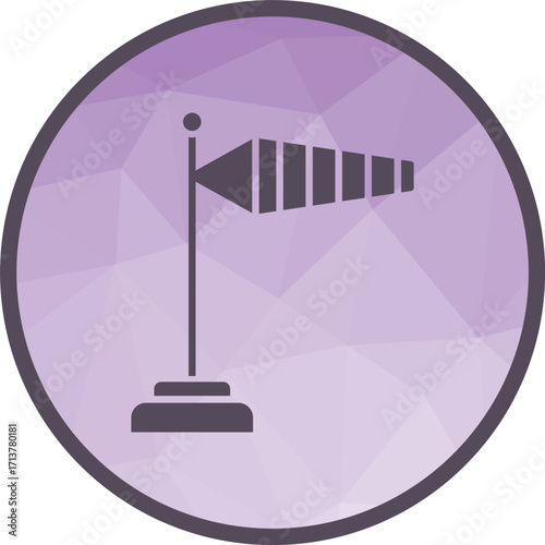 Windsock icon vector image. Suitable for mobile apps, web apps and print media.