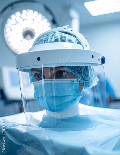 Medical professional in operating room