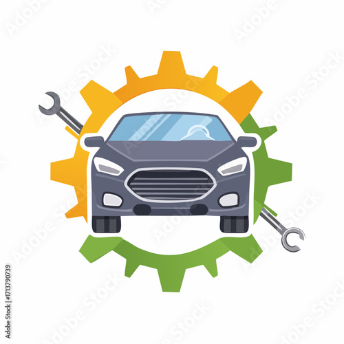 car repair service icon
