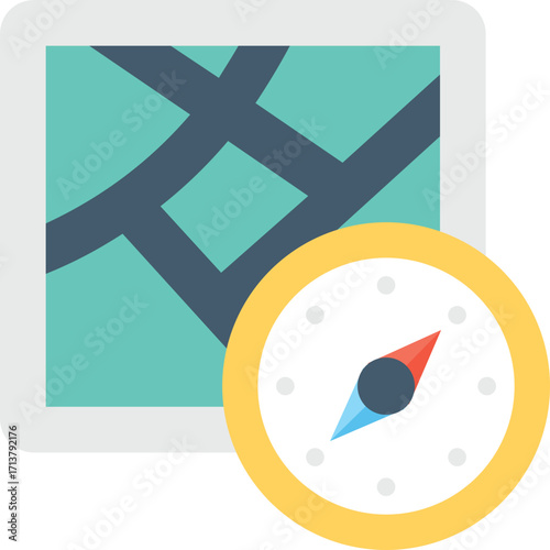 Geolocation Icon - Clean Navigation Map Symbols
