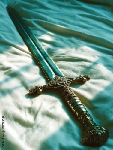 sword on the bed