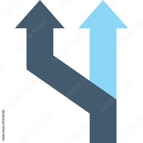 Route Planning Icon - Map Navigation Visualization