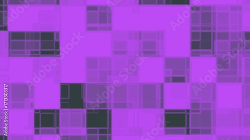 Seamless purple square pattern with geometric style, perfect for wallpapers, textiles, and modern digital backgrounds.