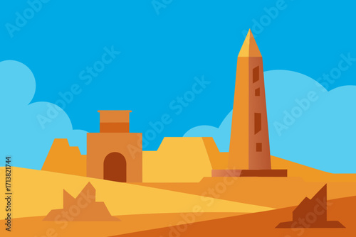 castle in the desert