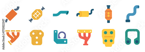 Colorful Autoservice Icons