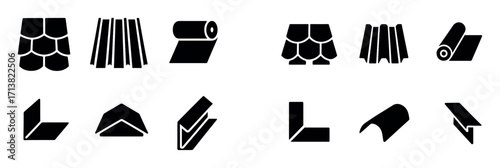 Roofing Material Icons