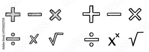 Math Operation Icons