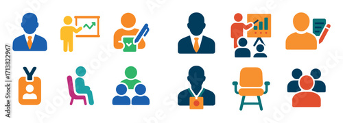 Business Meeting Icons