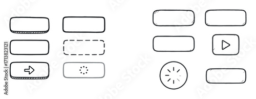 Hand-Drawn Button Icons