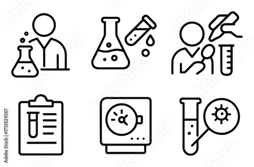 Minimalist Science Icons