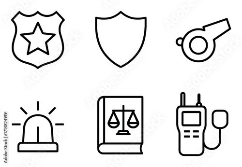 Police Icon Set