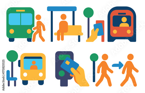 Public Transport Icons