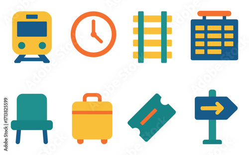 Railway Icon Set