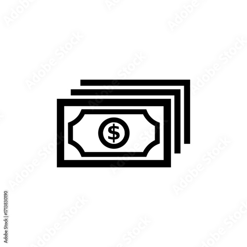 Stack of dollar bills signifies financial success, wealth, and investment opportunities for growth.