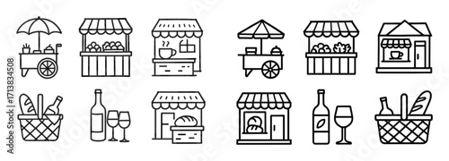 Travel Food Icons
