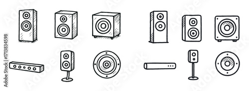 Acoustic Speaker Icons