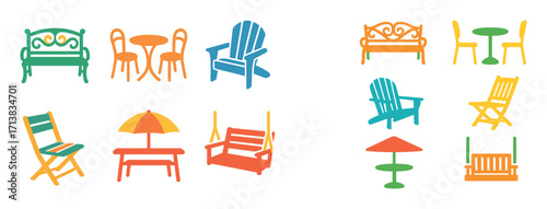 Vintage Outdoor Furniture Icons