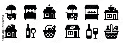 Solid Travel Icons