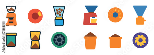 Coffee Grinder Icons