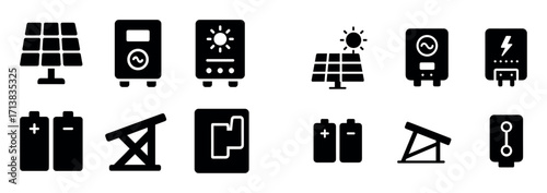 Solar Power Icons