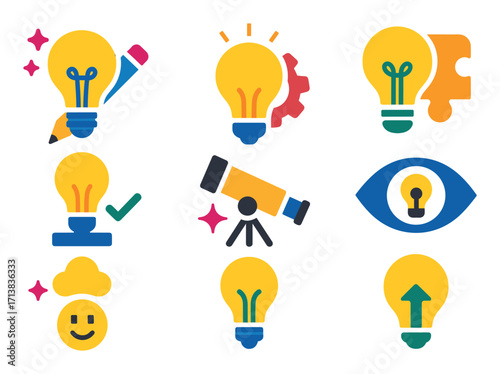 Innovative Idea Icons