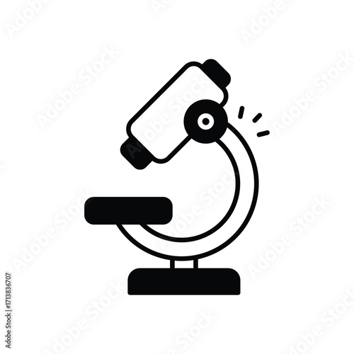 Research Black Glyph Vector Icon