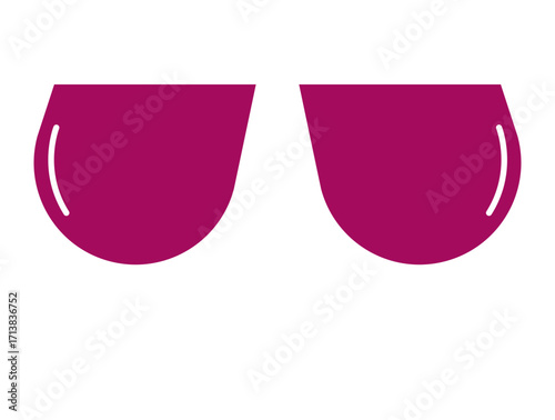 와인잔 백터 아이콘