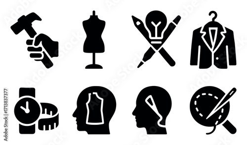 Tailor Icons Grid