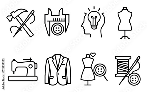 Tailor Icons Grid