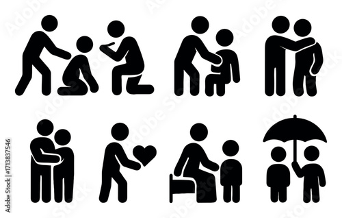 Caring Icons Grid