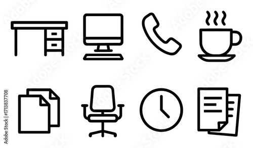 Work Stress Icons