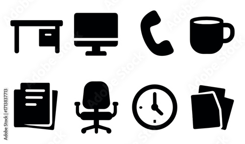 Work Stress Icons