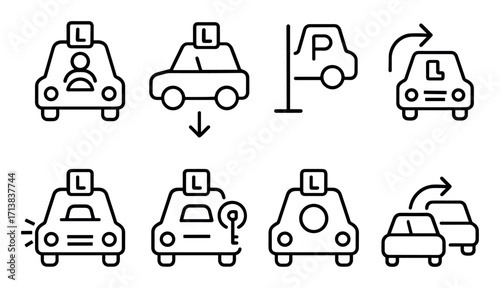 Learner Driver Icons