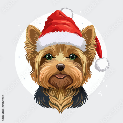 Tier mit Nikolausmütze