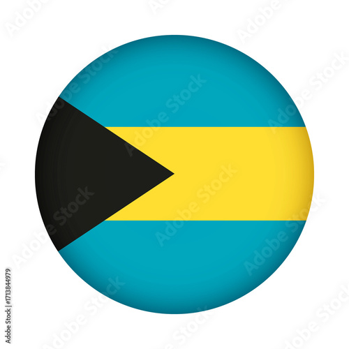 Bahamas flag round. 3d illustration round button flag of Bahamas transparation png Free Download Bahamas flag round. 3d illustration round button flag of Bahamas transparation png - GFXLoad