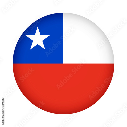 Chile flag round. 3d illustration round button flag of Chile transparation png Free Download Chile flag round. 3d illustration round button flag of Chile transparation png - GFXLoad
