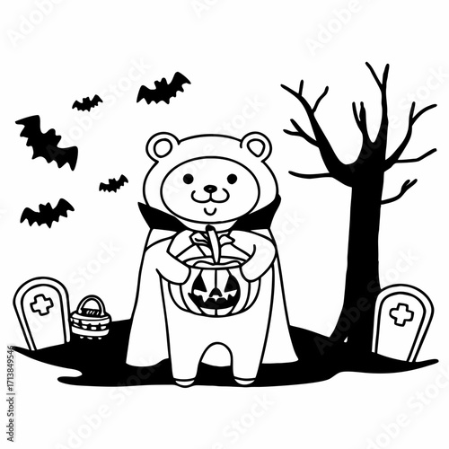 halloween pumpkin and owl