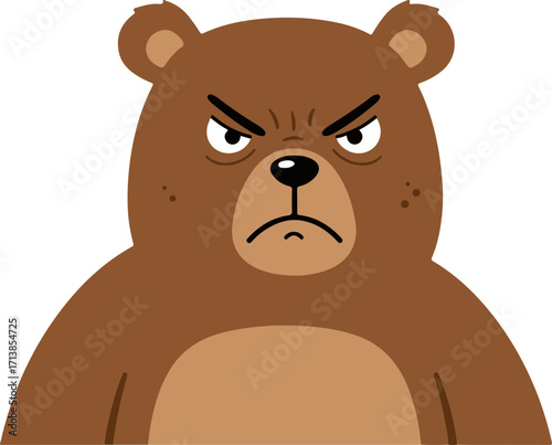 angry bear face